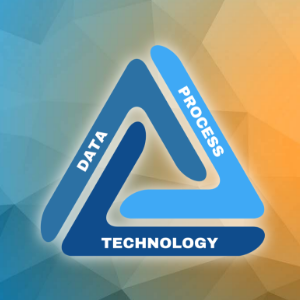 Technology - Process - Data Triangle Graphic
